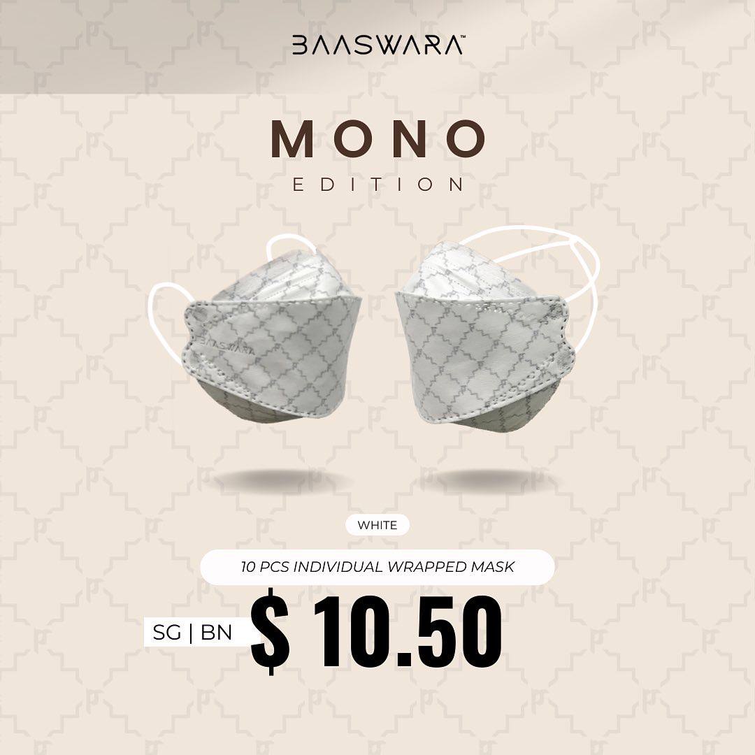 Baaswara Mono Edition KF94 Disposable M@sk (Single box)