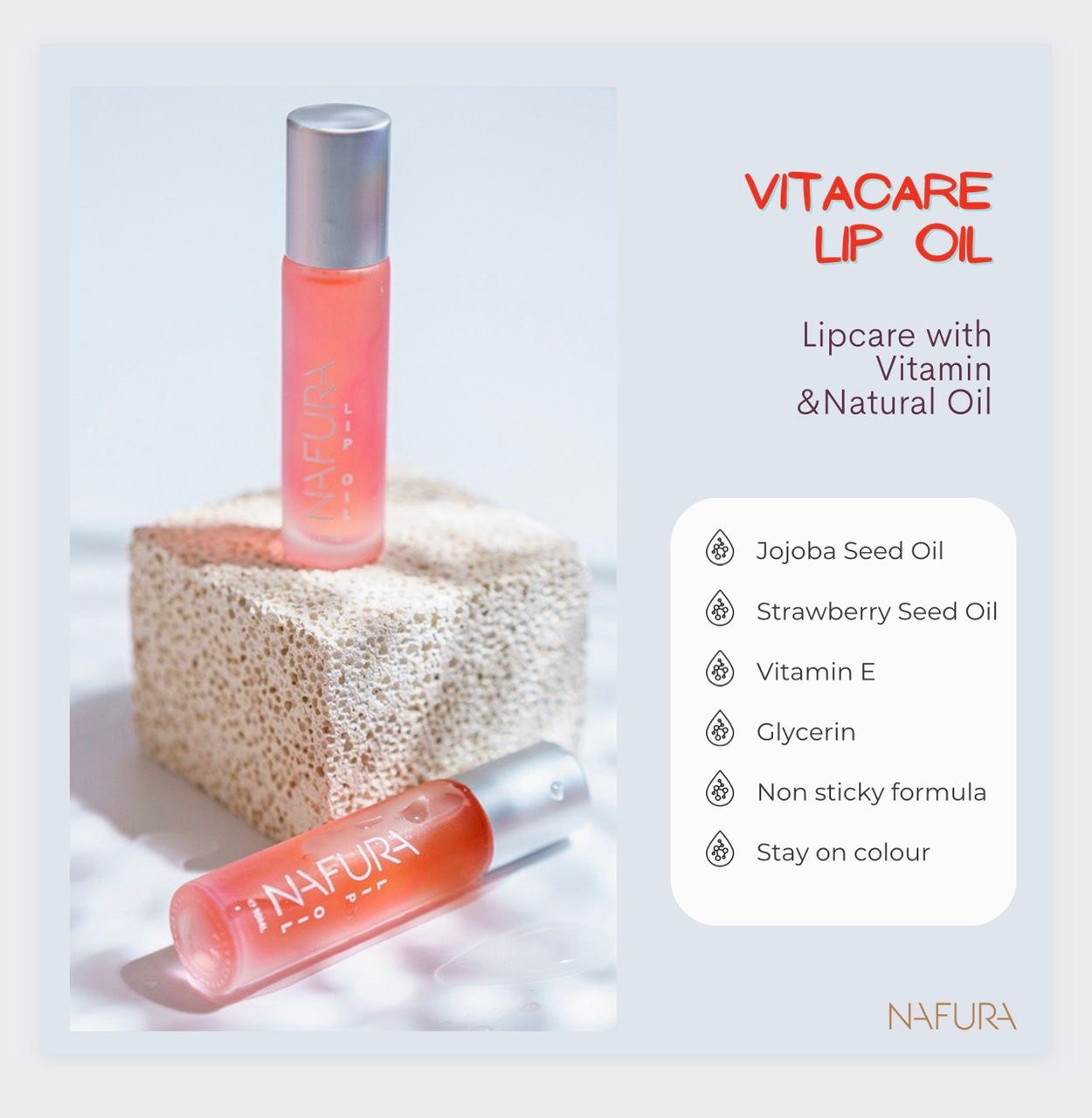 NAFURA Vita-care Lip Oil - Fruity Edition